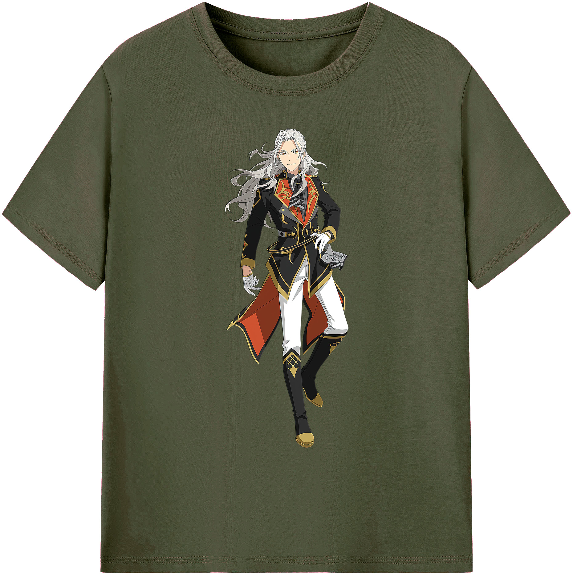 （画像用） あんさんぶるスターズ! Ensemble Stars 綿100％ メンズ半袖Tシャツ｜肌触りやわらか＆通気性